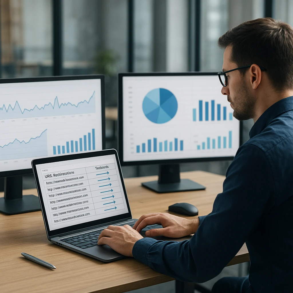 Analyse des redirections 301 pendant une migration SEO