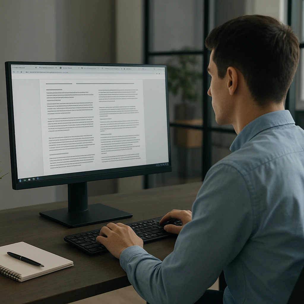 Ancre de lien SEO : bonnes pratiques pour renforcer une page sans sur-optimisation 2 Analyse d’une stratégie d’ancre de lien SEO sur ordinateur