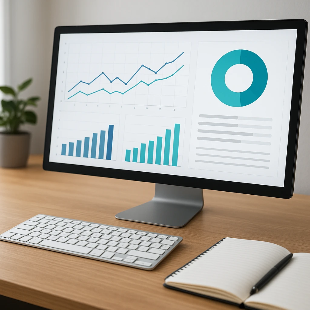 Tableau de bord d’analyse de conversion et de trafic