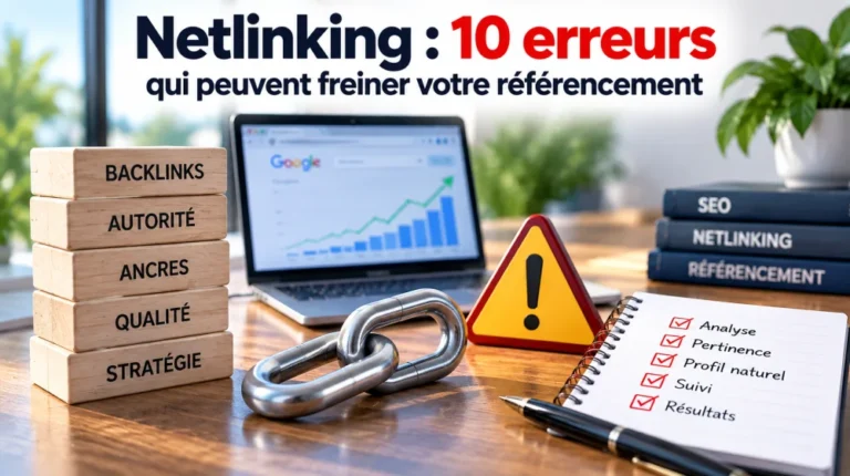 Netlinking : 10 erreurs qui peuvent freiner votre référencement